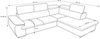 Ecksofa mit Schlaffunktion & Bettkasten FABIEN - Rot - Ecke Links Bild 4