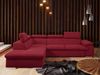 Ecksofa mit Schlaffunktion & Bettkasten FABIEN - Rot - Ecke Links Bild 5
