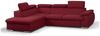 Ecksofa mit Schlaffunktion & Bettkasten FABIEN - Rot - Ecke Links Bild 3