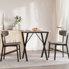 vidaXL Esstisch-Gestell in X-Form 50x40x73 cm Stahl 357904 Bild 3