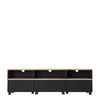 TV-Board >Limnos< in Schwarzeiche - 161,6x48,5x41,3cm (BxHxT) Bild 2