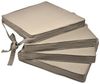 4er Set Beautissu Stuhlkissen Loft SK Natur Bild 4