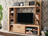 Vente-unique - TV-Wand mit Stauraum - Eichefarben & Anthrazit - BALTIMORE Bild 3