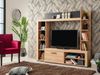 Vente-unique - TV-Wand mit Stauraum - Eichefarben & Anthrazit - BALTIMORE Bild 2