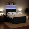 vidaXL Boxspringbett mit Matratze Schwarz 140x190 cm Samt 3293208 Bild 5