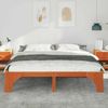 vidaXL Bettrahmen Braun 180 x 200 cm Massives Kiefernholz 872979 Bild 3