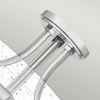 Quoizel QZ-HOLLISTER-SF-PN Deckenleuchte Hollister E27 60W Stahl, Glas; Nickel poliert B:31. 3cm Ø31. 3cm dimmbar Bild 4