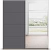 rauch Kleiderschrank, Schwebetürenschrank SUBITO, 2-türig, 1 Spiegeltüre, Grau metallic, 181 x 197 x 61 cm Bild 2