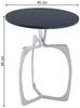 Amagohome Beistelltisch Runder Beistelltisch Berlin mit Marmor – Ø 45 cm Design Sofatisch Gold, Handarbeit Bild 4