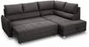 Ecksofa Schlafsofa Sofa MARNO in Stoff Chill Me Anthrazit Ottomane Rechts Bild 4