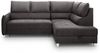 Ecksofa Schlafsofa Sofa MARNO in Stoff Chill Me Anthrazit Ottomane Rechts Bild 2