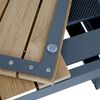 Greemotion 'San Jose' Loungegruppe, Aluminium/Teakholz/Polyester, grau Bild 5