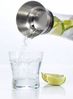 Spetebo Wasserkaraffe Glas Karaffe mit Ausgießer - 1 Liter, (1 Karaffe, 1-tlg, Wasserkaraffe aus Glas), mit Sieb und Ausgießer Bild 3