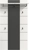 Home affaire Garderobenpaneel REHAT, TOPSELLER!, Höhe 145 cm, Hutablage, 4 Haken, Garderobenstange (1 St, in verschiedenen Farben erhältlich), Paneel, Wandboard, Garderobe, Garderobenleiste, Garderobenboard Bild 2