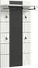 Home affaire Garderobenpaneel REHAT, TOPSELLER!, Höhe 145 cm, Hutablage, 4 Haken, Garderobenstange (1 St, in verschiedenen Farben erhältlich), Paneel, Wandboard, Garderobe, Garderobenleiste, Garderobenboard Bild 3