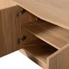 TV Board Zuma aus Eichenholzfurnier, skandinavischer Stil, 200 cm, natur, mit Push-to-Open-System Bild 5