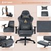 symino Gaming-Stuhl Premium Alcantara Stoff, ergonomischer, Serie MP Bild 4