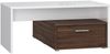 FORTE Raidon Couchtisch, Holzwerkstoff, Braun/Weiß, 110 x 48 x 100,4 cm Bild 3