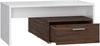 FORTE Raidon Couchtisch, Holzwerkstoff, Braun/Weiß, 110 x 48 x 100,4 cm Bild 5