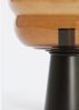 Tischleuchte MISTY von Light & Living Ø30x46 cm Lampe braunes Glas-schwarz Bild 4