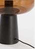 Tischleuchte MISTY von Light & Living Ø30x46 cm Lampe braunes Glas-schwarz Bild 2