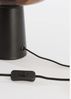 Tischleuchte MISTY von Light & Living Ø30x46 cm Lampe braunes Glas-schwarz Bild 3