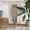 HOMCOM Standspiegel Ganzkörperspiegel (groß Spiegel, 1-St, 1-teilig), Ganzkörperspiegel mit Holzrahmen, Standfuß, Wandmontage möglich Bild 3