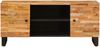 vidaXL TV-Schränk mit Speicher Braun 105 x 33 x 46 cm Massivholz Mango 4018296 Bild 3
