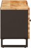 vidaXL TV-Schränk mit Speicher Braun 105 x 33 x 46 cm Massivholz Mango 4018296 Bild 4