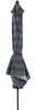 Doppler myZone Sonnenschirm / Mittelmastschirm "Push Up 300", Blockstreifen anthrazit, Ø 300 cm Bild 5