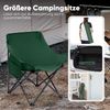 Sunula 2er Set Campingstuhl Faltbar Angelstuhl Klappsessel mit Tragetasche für Garten, mit Tragetasche, Klappstuhl bis max. 100 kg, Grün Bild 5