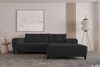 99rooms Massimo Ecksofa Cordstoff POSO Schwarz mit Schlaffunktion Rechts Bild 2