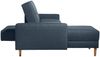 Just Cool Funktionssofa Flachgewebe Blau Erle Natur Bild 5