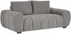 Vente-unique - BERENIA Sofa Stoff Grau - B 105 cm x H 81 cm x L 196 cm Bild 2