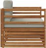 vidaXL Outdoor-Sofa Massives Akazienholz und Polyester 3436376 Bild 4