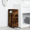 vidaXL Badschrank Schmal mit Rollen Räuchereiche Holzwerkstoff 855236 Bild 3