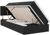 vidaXL LED-Speicherbett mit Matratze Schwarz 90 x 200 cm Samt 3371369 Bild 2