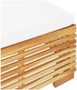vidaXL 2-tlg. Garten-Lounge-Set Massivholz Teak 319169 Bild 5