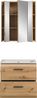 welltime Badezimmer-Set, (Set, 3-St), Florenz, Badkombination 3-tlg, Artisan Oak NB, inkl. Waschbecken Bild 4