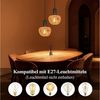 Nettlife Pendelleuchte Retro Boho Schwarz Hängelampe aus Rattan 1/3 flammige E27, Höhenverstellbar, ohne Leuchtmittel, ob Schlafzimmer Flur Esszimmer Dachboden Küche Bild 4