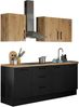 BASIC by Balculina Küchenzeile Turin, Breite 210 cm, ohne E-Geräte, mit Soft-Close-Funktion Bild 3
