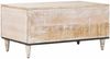 vidaXL Couchtisch Weiß 80 x 50 x 40 cm Massivholz Mango 4018373 Bild 5