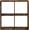 vidaXL Bücherregal Räuchereiche 68,5x32x68,5 cm Holzwerkstoff 852829 Bild 4