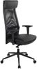 Bürostuhl >Homepro< Kaltschaumpolster, Netrücken, schwarz - 68x117x68cm (BxHxT) Bild 3