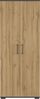 Aktenschrank >M-416< (BxHxT: 80x200x40 cm) in anthrazit | hellbraun Bild 2