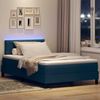 vidaXL Boxspringbett mit Kissen mit Kopfteil Blau 120 x 200 cm Stoff 3342281 Bild 5