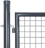 vidaXL Maschen-Gartentor Anthrazit 300x125 cm Verzinkter Stahl 154530 Bild 5