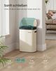 SONGMICS Mülleimer mit Sensor, automatischer Abfalleimer 50 L, Softclose-Deckel, Stahl, creme Bild 4