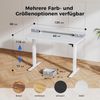 Höhenverstellbarer Schreibtisch 120x60cm 2 Schubladen Elektrisch Bild 2