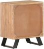 vidaXL Nachttisch 40x30x50 cm Akazie Massivholz mit Naturkanten 323519 Bild 4